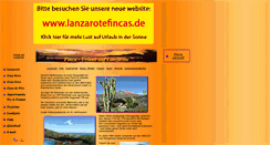 Desktop Screenshot of lanzarotefinca.de